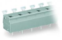 255-624/000-009/999-950 Клемма на печатную плату; нажимная кнопка; 2,5 мм2; Шаг контактов 10/10,16 мм; 24-пол.; подходят для применений Ex e; CAGE CLAMP; опция объединения