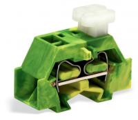 261-357/332-000 Компактные 4-проводные концевые клеммы; с одной стороны с нажимными кнопками; без проходной защелкивающейся ножки для крепления; для клеммных колодок с защелкивающимися монтажными ножками; 2,5 мм2; CAGE CLAMP