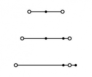 280-550 Трехуровневые клеммы; Проходные / проходные / проходные клеммы; с дополнительной позицией для перемычки на нижнем уровне; для DIN-рейки 35 x 15 и 35 x 7,5; 2,5 мм2; CAGE CLAMP