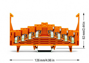 727-225 4-уровневые клеммы с общим потенциалом