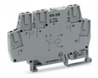 859-398 Релейный модуль; Номинальное входное напряжение: 24 В пост.тока; 1 перекл. контакт; Путь; Красный индикатор состояния; Ширина модуля: 6 мм