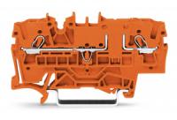 2002-1602 2-проводные проходные клеммы; 2,5 мм2; с возможностью тестирования; тот же профиль, что и у 2-проводной клеммы с размыкателем; боковая и центральная маркировка; для DIN-рейки 35 x 15 и 35 x 7,5; Push-in CAGE CLAMP