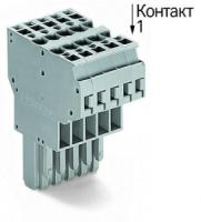 769-131 2-проводная розетка; 4 mm2; 11-пол.