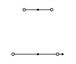 280-530 Двухуровневые клеммы; Проходные / проходные клеммы; с дополнительной позицией для перемычки на нижнем уровне; подходят для исполнений Ex i; для DIN-рейки 35 x 15 и 35 x 7,5; 2,5 мм2; CAGE CLAMP