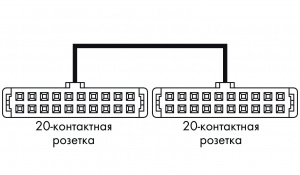 706-3057/300-100 Кабель системы; для Schneider TSX; 16 дискретных входов или выходов; Длина: 1 м (1 МОм); Поперечное сечение проводника 0,14 мм2