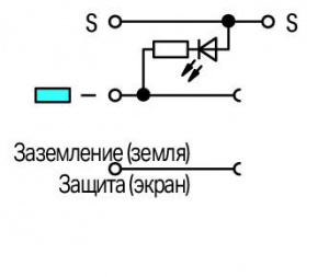 270-572/281-434 3-проводные клеммы для подключения исполнительных устройств; красный светодиод; для исполнительных устройств с PNP-переключением (положительным); 2,5 мм2; CAGE CLAMP