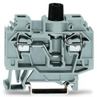 282-126 2-проводные клеммы с предохранителем; без индикации перегорания предохранителя; для DIN-рейки 35 x 15 и 35 x 7,5; 3; CAGE CLAMP