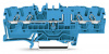 2002-1804 4-проводные проходные клеммы; 2,5 мм2; с возможностью тестирования; тот же профиль, что и у 4-проводной клеммы с размыкателем; боковая и центральная маркировка; для DIN-рейки 35 x 15 и 35 x 7,5; Push-in CAGE CLAMP