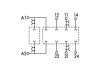 788-102 Релейный разъем; 2 перекидных контакта; для базовых реле 15 мм