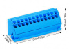 812-104 Клемма шины; для шин (10 x 3) мм; 12-пол.; без кнопок; 4 mm2