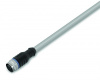 756-3101/040-020 Кабель электропитания, прямой; 2 м; устанавливаются на один конец; А-кодирование; Розетка M12, прямая; один свободный конец кабеля