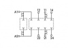 788-103 Релейный разъем; 2 перекидных контакта; для базовых реле 25 мм