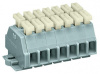 261-107/341-000 2-проводные клеммные колодки; 7-пол.; с обеих сторон с нажимными кнопками; с крепежными фланцами; для винтового или аналогичных типов крепления; Крепежное отверстие 3,2 мм 2; 2,5 мм2; CAGE CLAMP