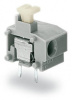 235-801/332-000 Наборная клемма на печатную плату; нажимная кнопка; 1,5; Шаг контактов 10/10,16 мм; 1-пол.; Push-in CAGE CLAMP