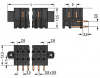 713-1426/107-000 Вилка для п/п; угл. исполнения, 0,8 x 0,8 мм; 6 x 2-пол.; Шаг 3,5 мм / 0,138 дюйма (25 шт)