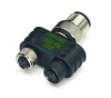 756-9301/040-000 Сдвоенный распределительный соединитель M12 / M8