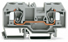 284-902 2-проводные проходные клеммы; 10 мм2; центральная маркировка; для DIN-рейки 35 x 15 и 35 x 7,5; CAGE CLAMP