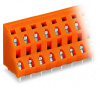 736-603 Двухуровневая клемма на печатную плату; 2,5 мм2; Шаг контактов 7,62 мм; 2 x 3-полюсов; CAGE CLAMP