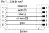 756-5404/050-010 Кабель датчика / исполнительного устройства; устанавливаются на оба конца; 5-пол.; Розетка M12 углового исполнения; Штекер M12, углового исполнения; 1 м