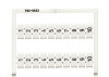 793-602 Маркировочная карта WMB; в картах; МАРКИРОВАНО; 1 ... 10&10X; not stretchable; Вертикальная маркировка; с креплением на защелке